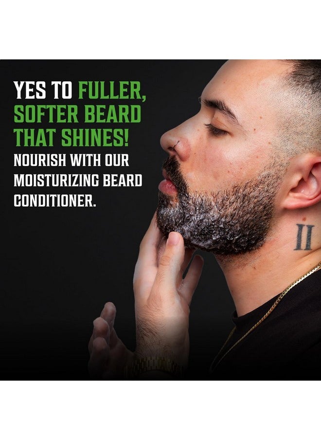 Viking Revolution Tea Tree Oil Beard Wash And Beard Conditioner For Men - Natural Beard Softener Set With Argan Oil, Vitamin E And Ginseng - Tea Tree Beard Shampoo And Conditioner Set (10 Oz)  - Image 4
