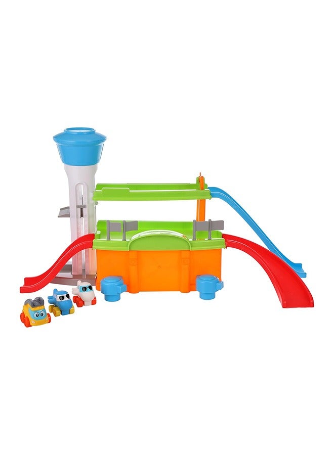 Happy Kids مجموعة ألعاب مطار المتعلمين الصغار - لعبة تمثيلية واقعية مع مركبات - Image 5