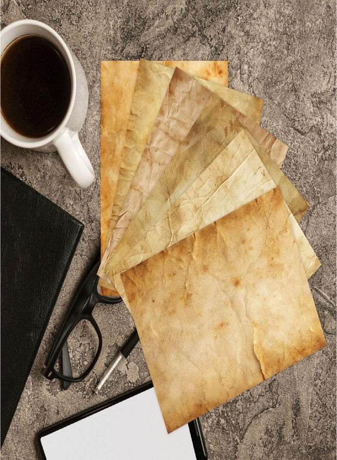 YOKSAS 100GSM Vintage Parchment Printer Paper Set - 48 Sheets Antique A4, 8.3 x 11.2 inches, Double-sided Aged Look for Writing, Crafting, Scrapbooking, Invitations, Certificates, Artistic Projects - Image 4