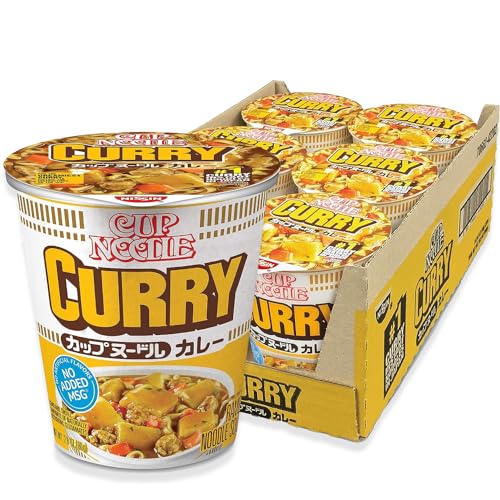 Nissin Cup Noodle Ramen Noodle Soup, Curry, 2.82 Ounce (Pack of 6) - Image 5