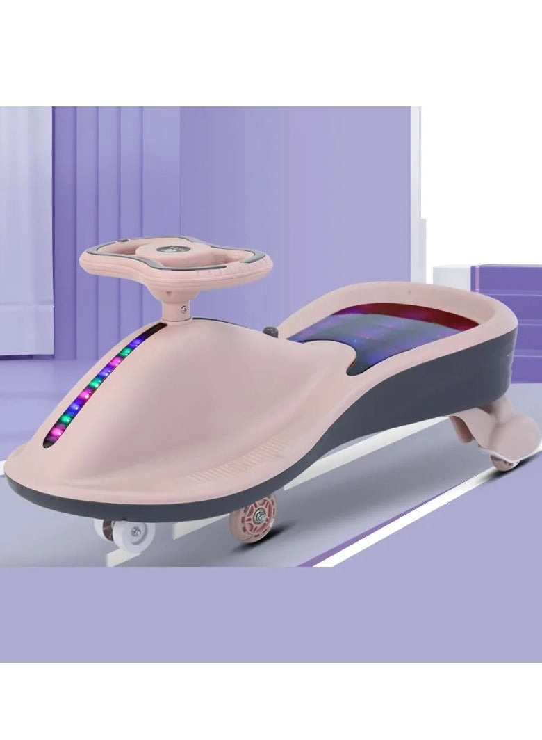بيوينتي سيارة متأرجحة مجانية للأطفال، سيارة هزازة بإضاءة LED مع موسيقى للعب في الأماكن المغلقة والمفتوحة، هدية للأطفال من سن 1 إلى 3 إلى 6 سنوات - Image 2