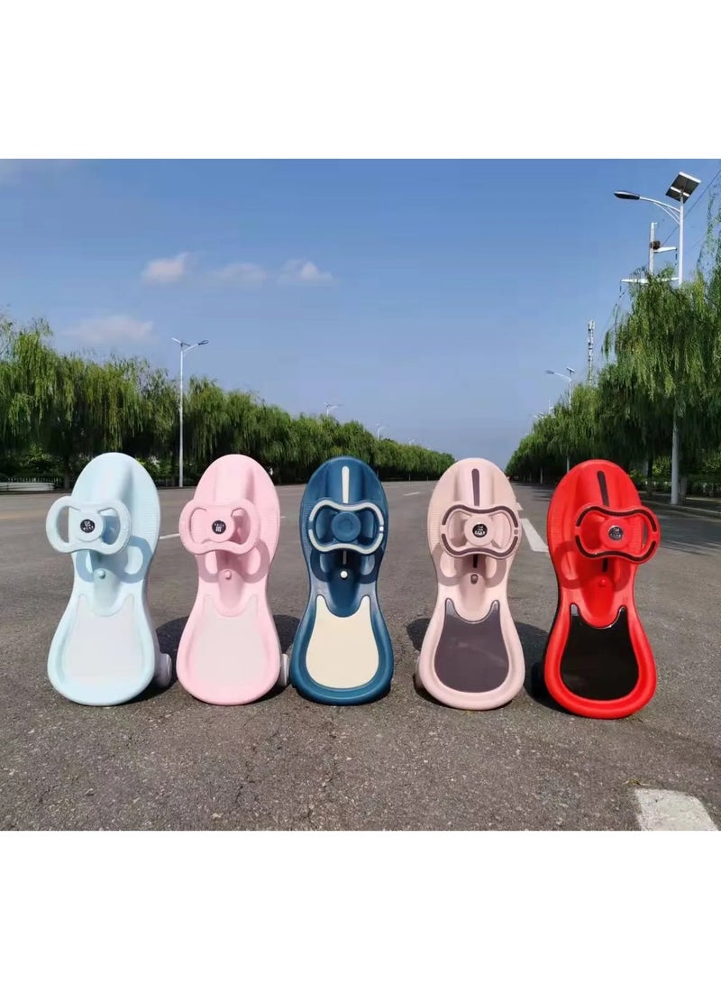 بيوينتي سيارة متأرجحة مجانية للأطفال، سيارة هزازة بإضاءة LED مع موسيقى للعب في الأماكن المغلقة والمفتوحة، هدية للأطفال من سن 1 إلى 3 إلى 6 سنوات - Image 3