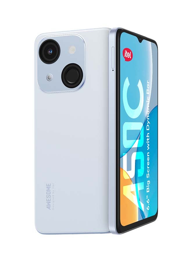 ITEL A50C Dual SIM Dawn Blue 2+4GB RAM 64GB 4G - Middle East Version - Image 4