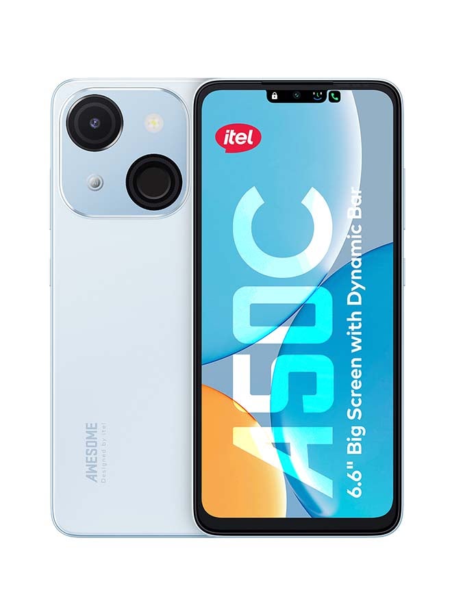 ITEL A50C Dual SIM Dawn Blue 2+4GB RAM 64GB 4G - Middle East Version - Image 1