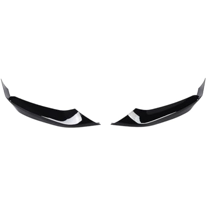 Asixxsix Front Bumper Lip Splitter Protector Replacement for 5 Series G30 G31 M Sport 540i M550i 2017-2020, Lower Valance Chin Lip Spoiler Splitter Protector Body Kit, Gloss Black - Image 5