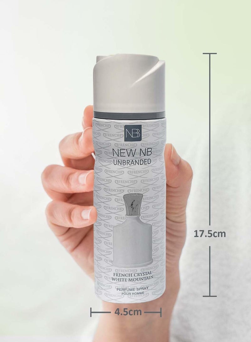 ان بي بخاخ الجسم وايت ماونتن للرجال 200 مل - Image 3
