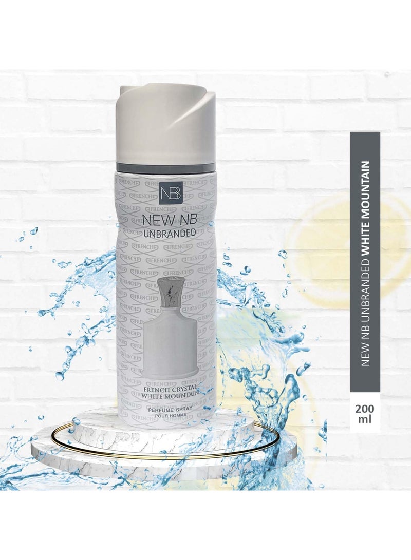 ان بي بخاخ الجسم وايت ماونتن للرجال 200 مل - Image 2