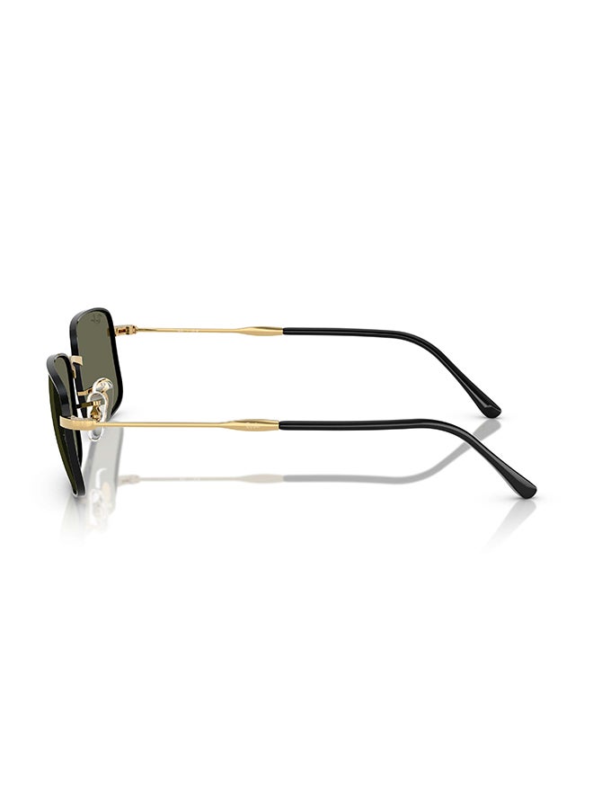 Ray-Ban Unisex RB3746 927158 Unisex's Full Rim Rectangular Polarized Sunglasses - Lens Size: 59 mm - Image 4