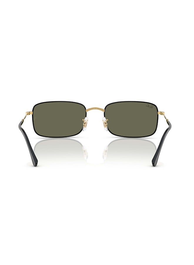 Ray-Ban Unisex RB3746 927158 Unisex's Full Rim Rectangular Polarized Sunglasses - Lens Size: 59 mm - Image 3