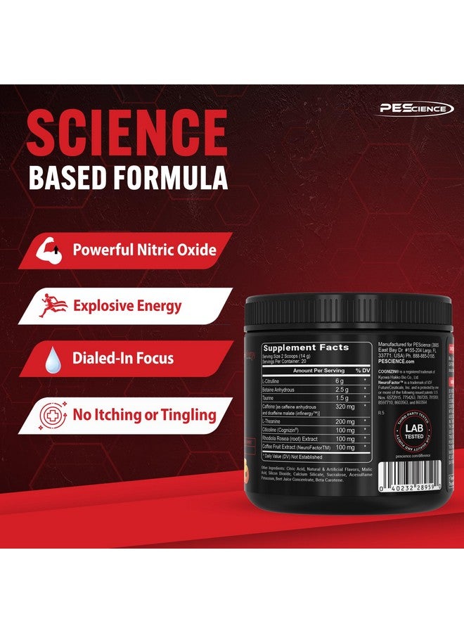 PEScience Prolific Energy Pre Workout - L Citrulline for Nitric Oxide, Rhodiola & CDP Choline Nootropic for Focus - Preworkout for Men & Women - 40 Scoops, Raspberry Lemonade - Image 3
