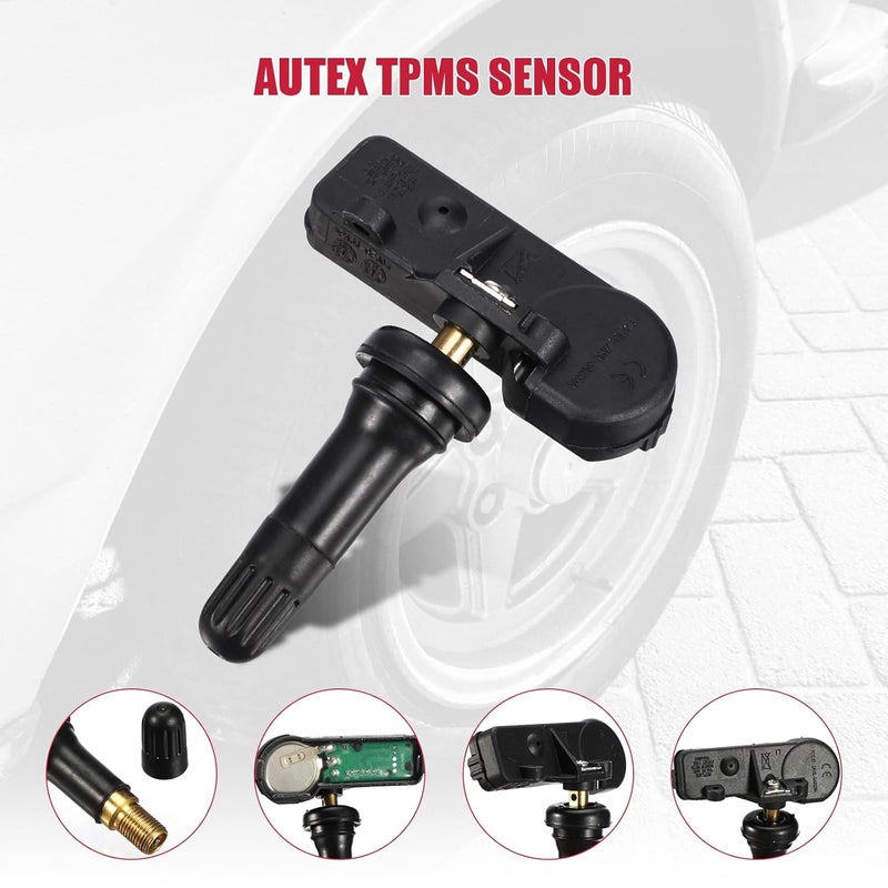 AUTEX TPMS Sensor Set for Jeep, Dodge, and Fiat - Tire Pressure Monitoring System, 433MHz - Image 3