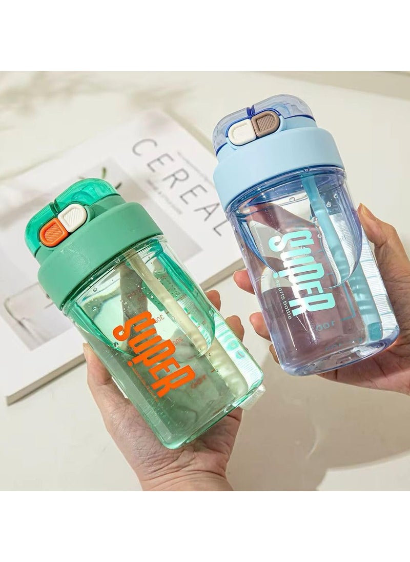 QSHOP - Dual Use Bottle – 750ml with 2 Drinking Outlets (Straw + Regular Mouth) – Ideal for Students & Athletes Versatile Bottle Practical and Modern Design for Daily Activities - Image 1