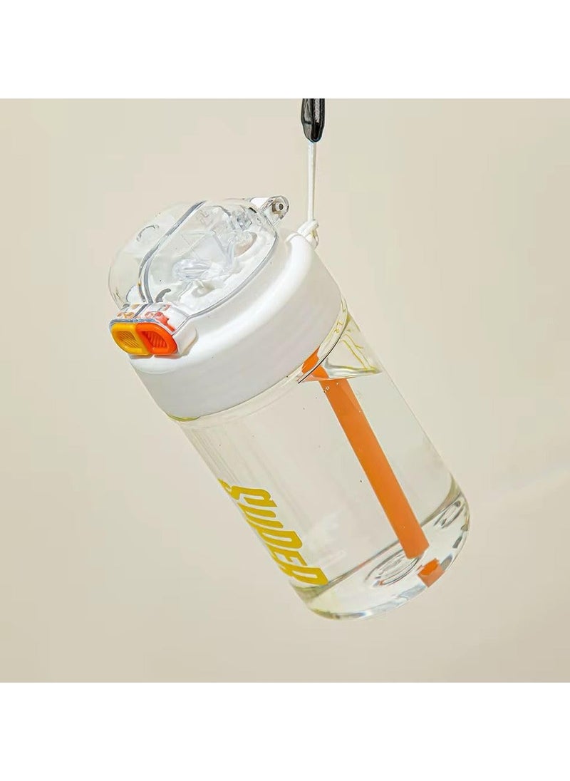 QSHOP - Dual Use Bottle – 750ml with 2 Drinking Outlets (Straw + Regular Mouth) – Ideal for Students & Athletes Versatile Bottle Practical and Modern Design for Daily Activities - Image 1