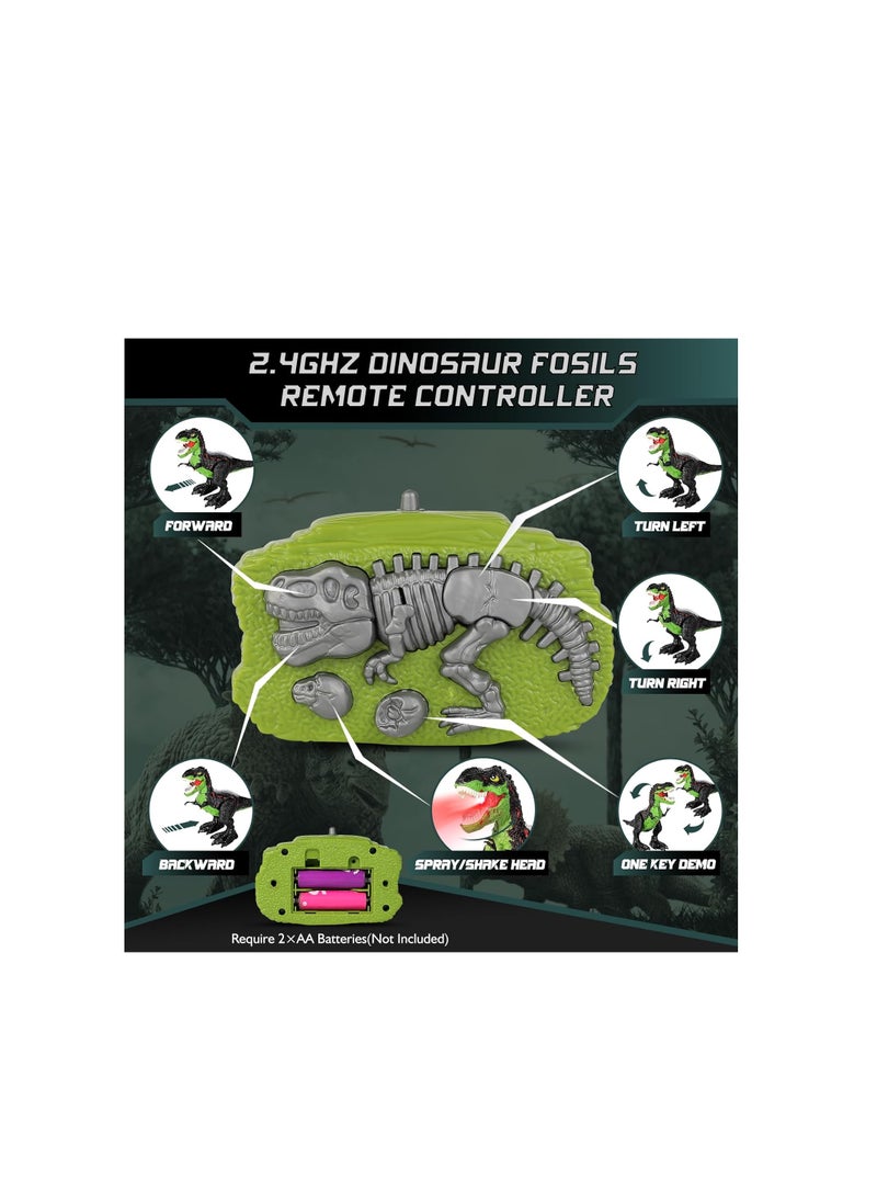 Generic - Remote Control Dinosaur Toys for Kids 3years 2.4G RC Walking T-rex with 360° Rotation Stunt, Rechargeable Electronic Dinosaur Robot Toys, Gifts Assorted Color - Image 1