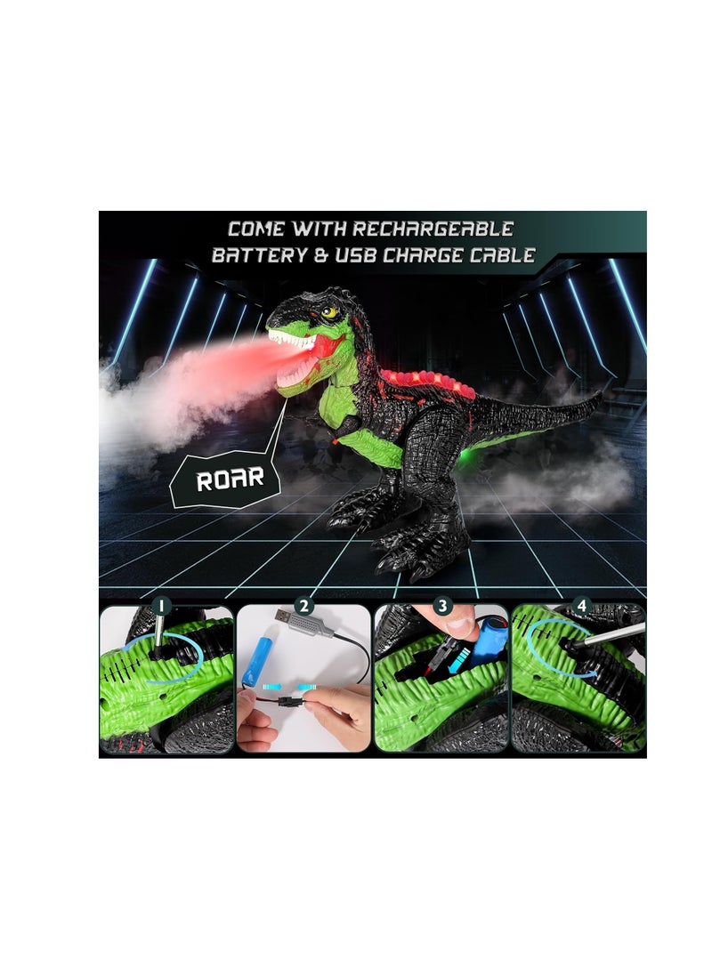 Generic - Remote Control Dinosaur Toys for Kids 3years 2.4G RC Walking T-rex with 360° Rotation Stunt, Rechargeable Electronic Dinosaur Robot Toys, Gifts Assorted Color - Image 1