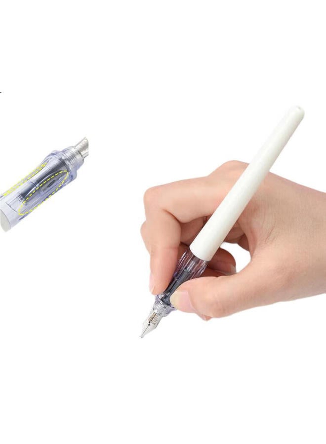 Pilot Fountain Pen For Primary School Students In Grades 3-5 For Handwriting Practice, Graduation Gift, Kali Guifei Milk Tea Fountain Pen Gift Box Set 60R F Nib Milk Tea Color - Image 1