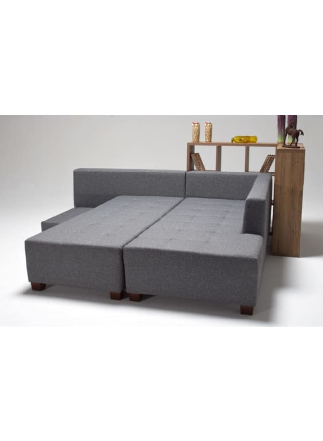 Retro Sofa bed 206 cm - gray - Image 2