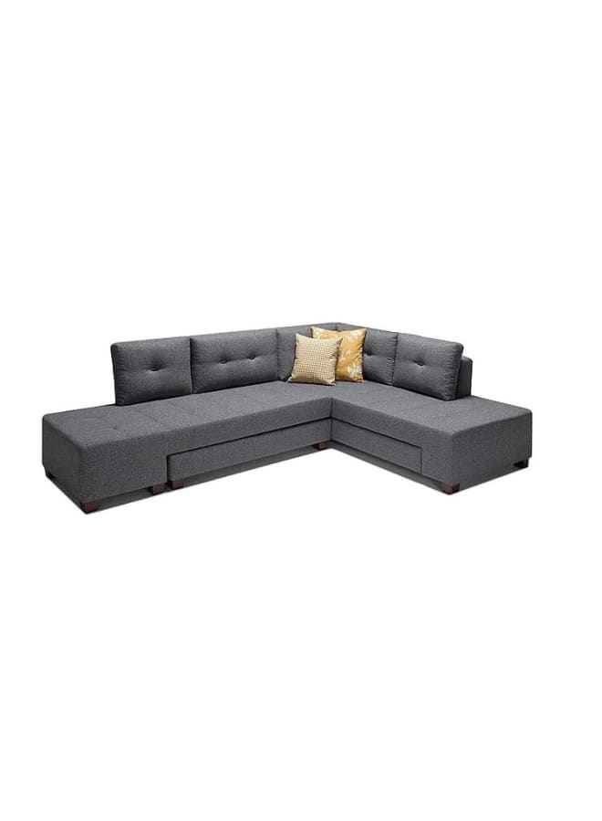 Retro Sofa bed 206 cm - gray - Image 3