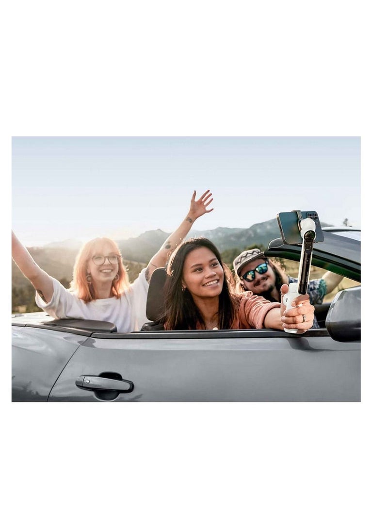 Insta360 - Insta360 Flow Al-Powered Smartphone Gimbal Stabilizer with 3-Axis Stabilization Deep Track 3.0 1-Step Rapid Deploy Built-In Selfie Stick and Tripod - Stone Gray - Image 1