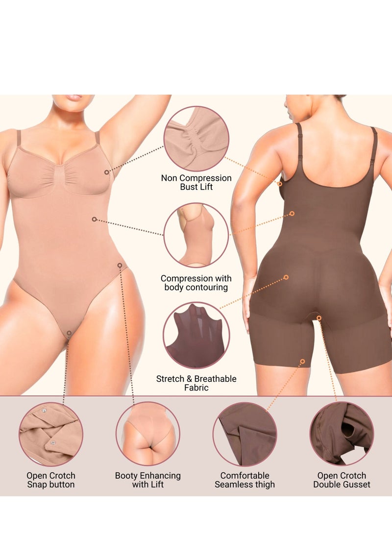SKKULPT - Shapewear Bodysuit for Women Tummy Control - Body Shaper for Women, Sculpting Tank Top Brief- Seamless Waist Slimming, Back Lifting - Image 1