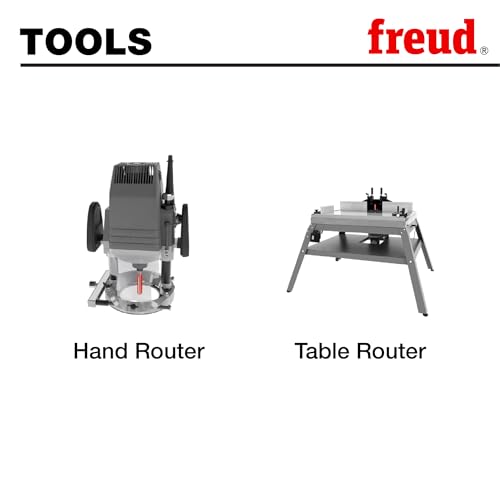 Freud 1/2" Flush Trim Upcut Spiral Router Bit with Tico Hi-Density Carbide for Maximum Performance - Ideal for Heavy Duty Trimming, 1/2" Diameter, 1/2" Shank, 2" Carbide Height, 24,000 RPM - 75-509 - Image 4