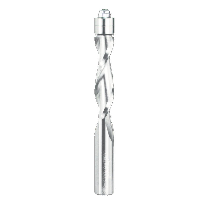 Freud 1/2" Flush Trim Upcut Spiral Router Bit with Tico Hi-Density Carbide for Maximum Performance - Ideal for Heavy Duty Trimming, 1/2" Diameter, 1/2" Shank, 2" Carbide Height, 24,000 RPM - 75-509 - Image 5