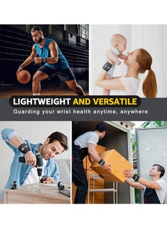 GIFT 2 PCS Wrist Compression Strap, Wrist Brace Wrist Wraps for Fitness, Weight Lifting, Tendonitis, Carpal Tunnel Arthritis, Pain Relief, Great Support for Men Women, Adjustable  - Image 4