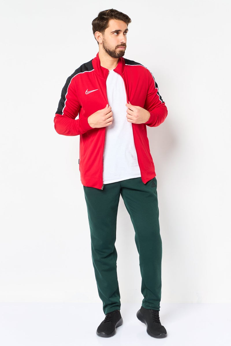 Nike جاكيت تدريب بأكمام طويلة للرجال، رياضي، أحمر - Image 4