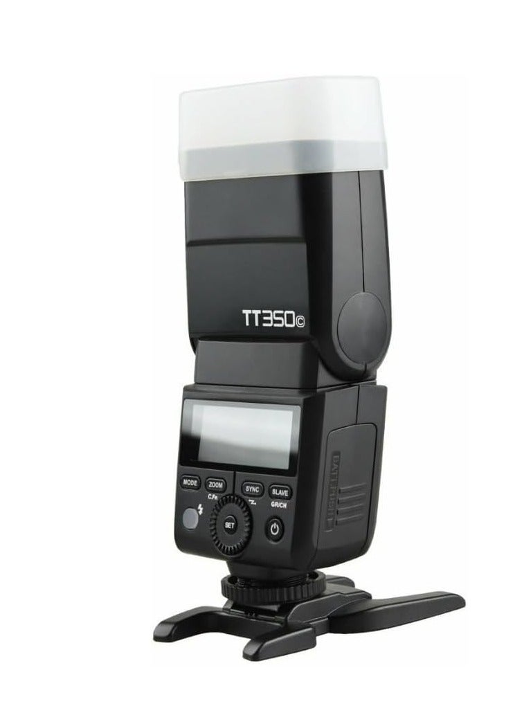 Godox Godox TT350C Speedlight for Canon – Compact TTL HSS Flash with Wireless X System, Black - Image 3