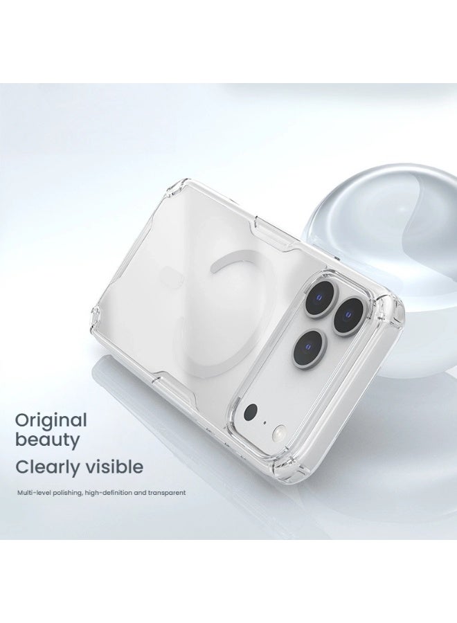 general iPhone 17 Pro Max Case Airbag Transparent MagSafe Magnetic Protective Cover Drop-Proof  Scratch-Resistant High-Definition Clear Design - Image 4