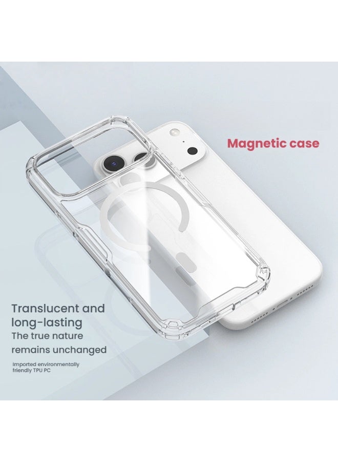 general iPhone 17 Pro Max Case Airbag Transparent MagSafe Magnetic Protective Cover Drop-Proof  Scratch-Resistant High-Definition Clear Design - Image 2