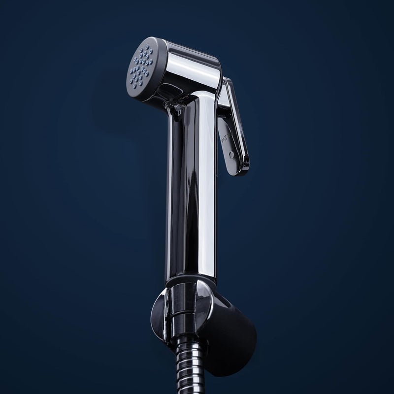 Hindware Italian Collection Health Faucet for Bathroom Made of ABS Comes with 12Meter Stainless Steel Tube Flora 1Year Manufacturer Warranty - Image 1