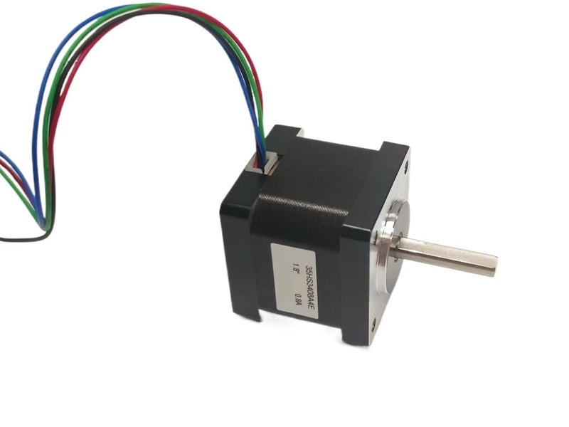 34mm 4 Wire Stepper Motor 1 8 Degree Step Angle 0 8A Current 18Ncm Torque Single Shaft - Image 5