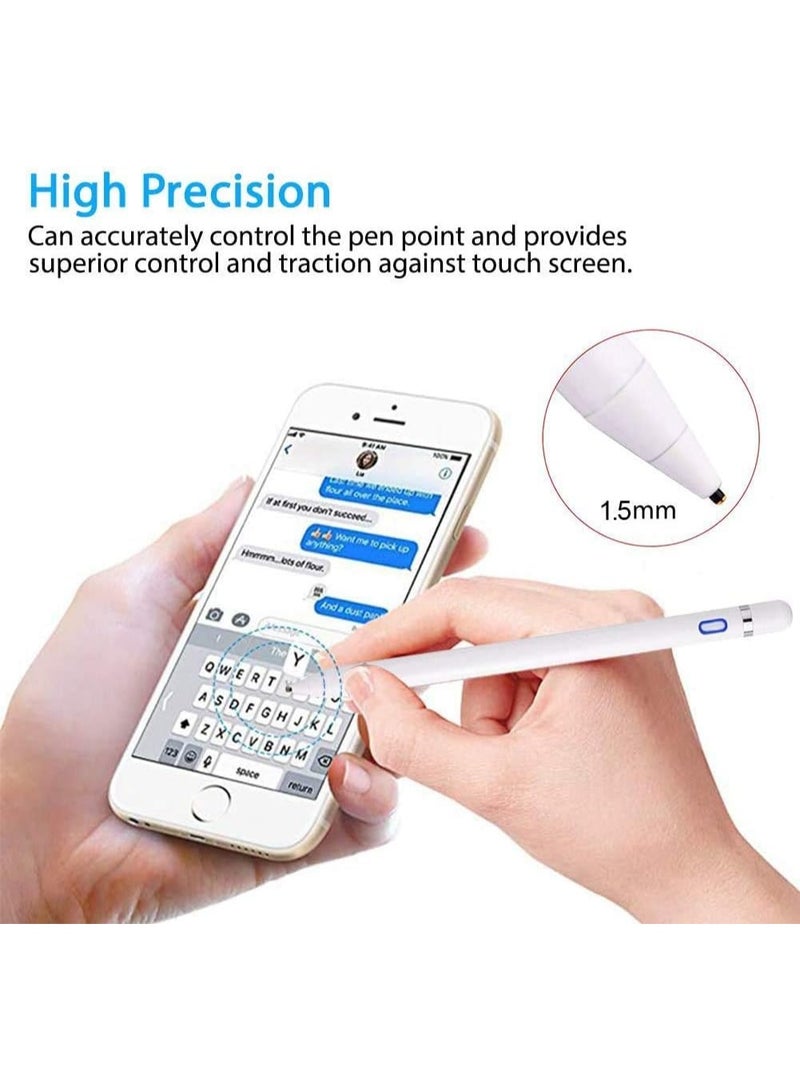 Womdee Active Stylus Digital Pen for Touch Screens,Compatible for iPhone 6/7/8/X/Xr iPad Samsung Phone &Tablets, for Drawing and Handwriting on Touch Screen Smartphones & Tablets (iOS/Android) - Image 2