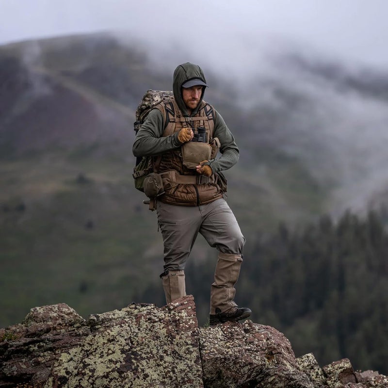 Eberlestock Recon Modular Bino Pack - Advanced Binocular Harness System with Customizable Attachments - Dry Earth - Small - Image 4