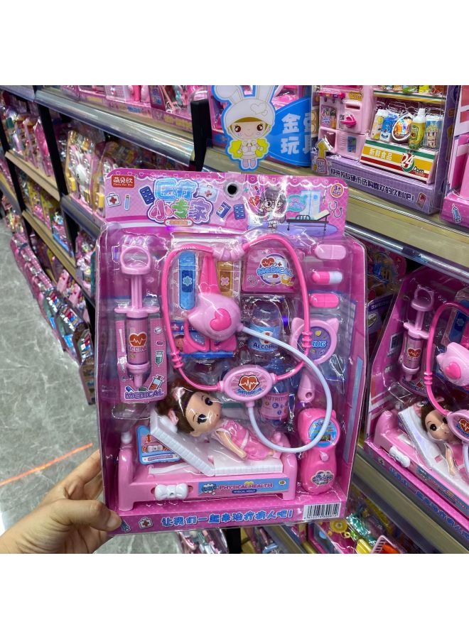 Children's Play Toy Girl Mini Kitchenette Real Kitchenware Refrigerator Washing Machine Toilet Microwave Oven-Color:1368-35 Bread Maker - Image 3