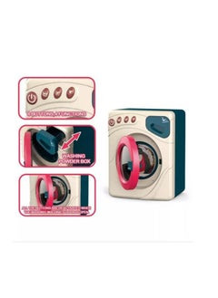 Generic Educational and Entertaining Kid's toy, Kid's home washing machine and iron play set, to teach children the basics of clothing care in a fun and safe way, interactive design with buttons, sound and movement, completely safe and free of sharp edges, enhance children's imagination, perfect as a fun educational gift for holidays and occasions  - Image 4