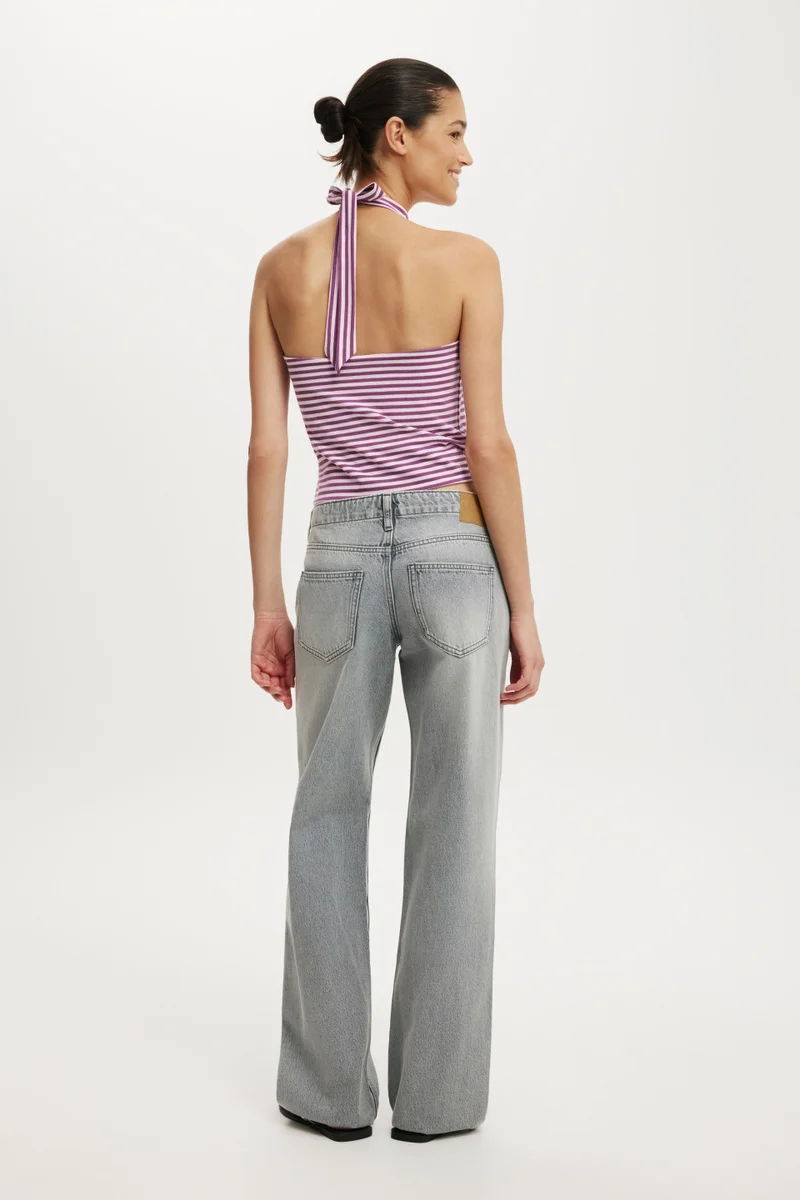 Cotton On BELTED LOW RISE STRAIGHT JEAN