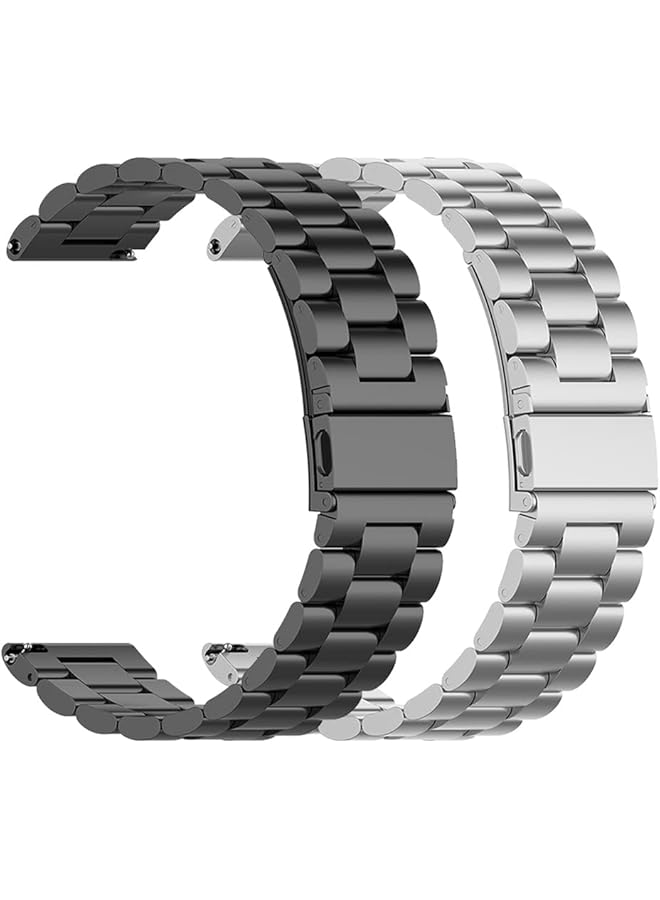 erorex Metal Watch Band Compatible With Huawei Watch 4 Pro Gt Runner Gt4 46Mm Gt3 46Mm Gt2 46Mm Wrist Strap Compatible With Huawei Watch 3 Watch 3 Pro Bands For Huawei Watch Gt2 Pro Gt3 Pro Bracelet  - Image 1