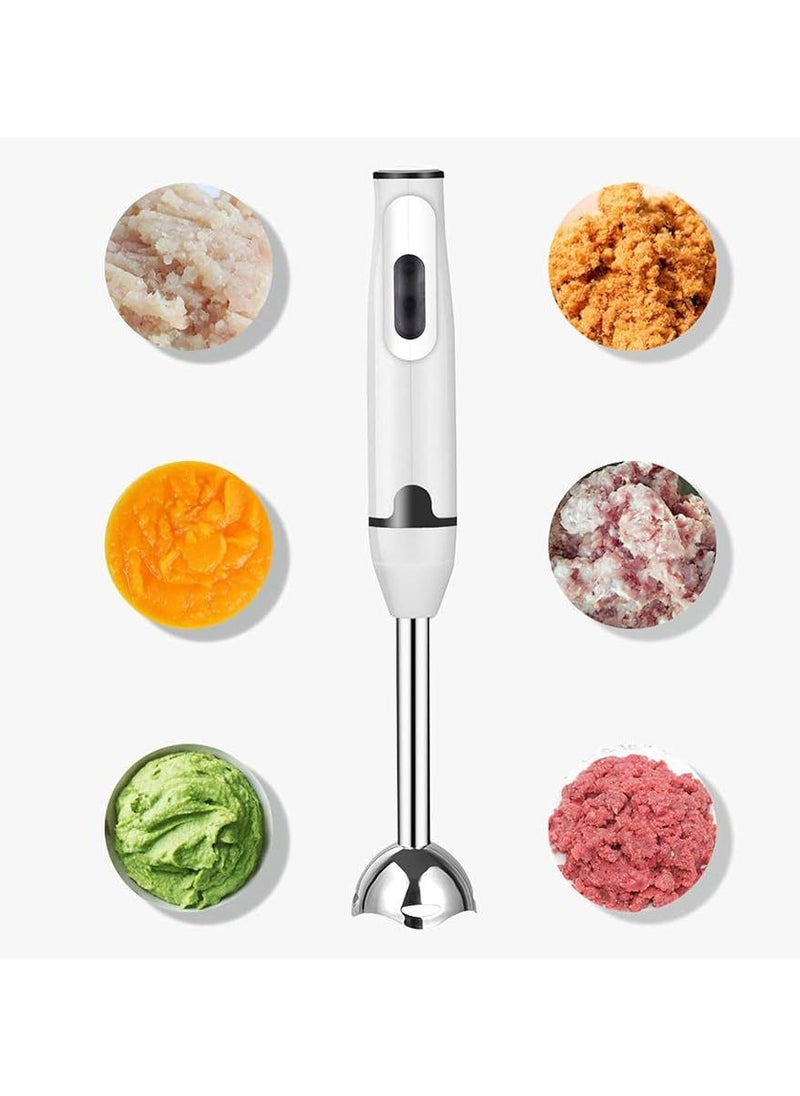 Denx Hand mixer, portable, 400 watts, blender and grinder for juices, soups, sauces and baby food  - Image 1