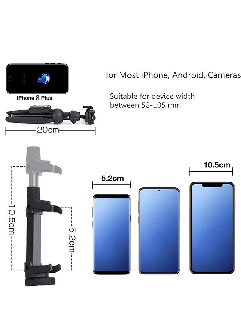 Excefore Portable 40 Inch Aluminum Alloy Selfie Stick Phone Tripod with Wireless Remote Shutter for iPhone 13 12 11 pro Xs Max Xr X 8 7 6 Plus, Android Smartphone, Selfies Video Recording Live Streaming - Image 4