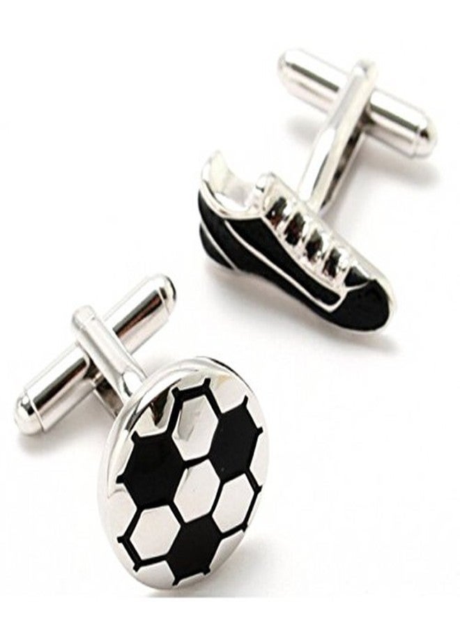Zivom® Blingg Football Cufflinks Gift For Boys & Men - Image 1