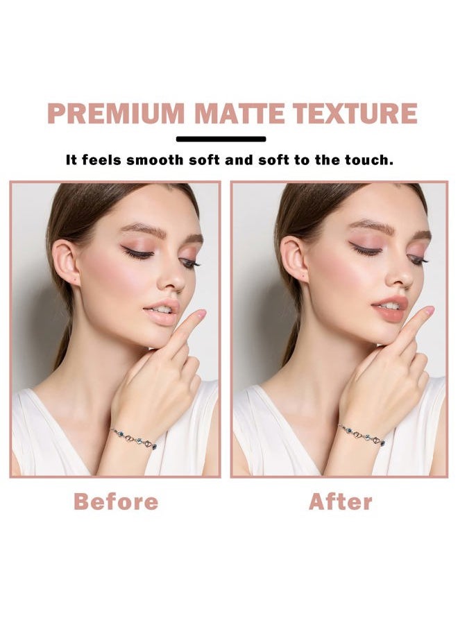 XINGXYUEL - Matte Nude Lipstick Silky Velvet Lip Gloss Nude Lip Stain Paper Tube Lipsticks Non-Stick Cup, Waterproof Long Lasting Matte Lipstick for Women Daily Professional Lip Makeup-02 Nude - Image 1