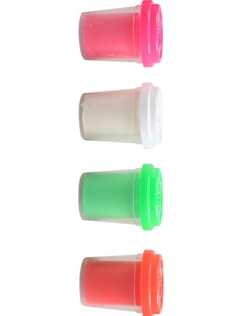 كلايمو - صلصال ملون - 4 قطع | صلصال ناعم وغير سام للأطفال - Image 2