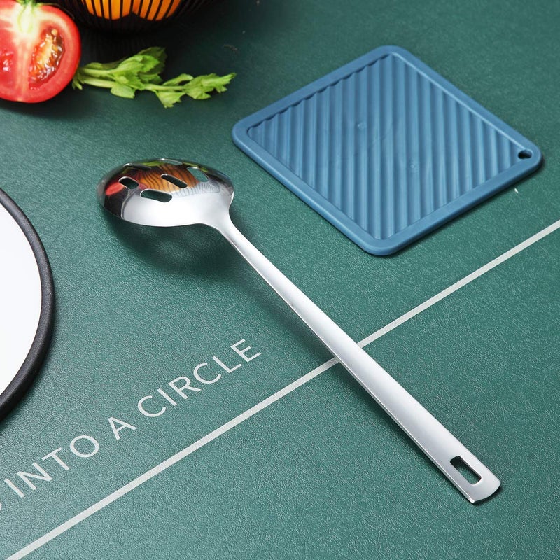 Berglander Stainless Steel Slotted and Basting Spoon, Heat Resistant, Non-Stick, Dishwasher Safe, Easy to Clean - Image 4