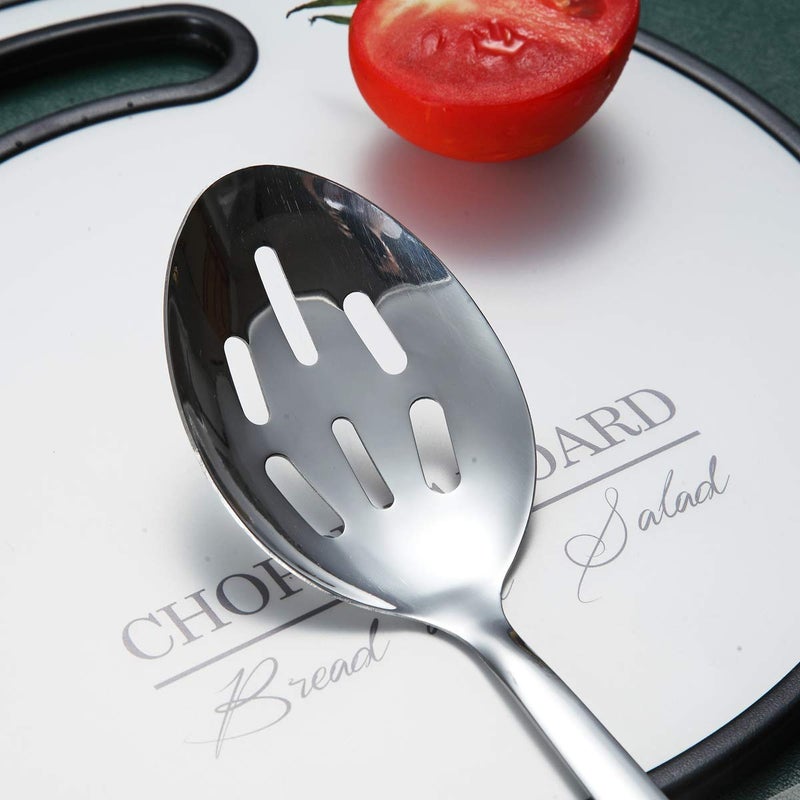 Berglander Stainless Steel Slotted and Basting Spoon, Heat Resistant, Non-Stick, Dishwasher Safe, Easy to Clean - Image 5