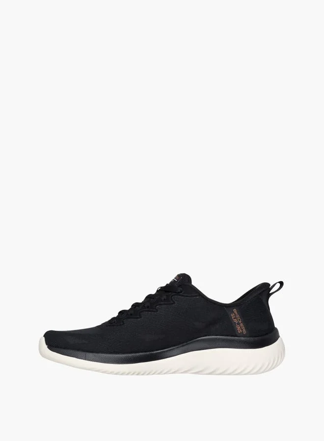 SKECHERS Men's Logo Detail Lace-Up Running Shoes - Bounder 2.0