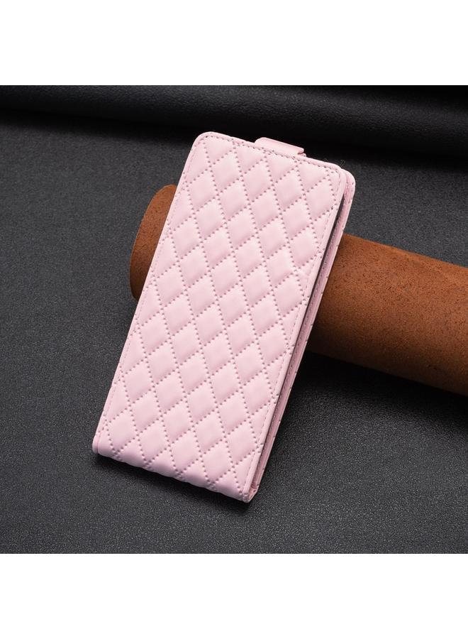 اس-توب جراب هاتف Nokia C32 Diamond Lattice من الجلد القابل للطي عموديًا - Image 2