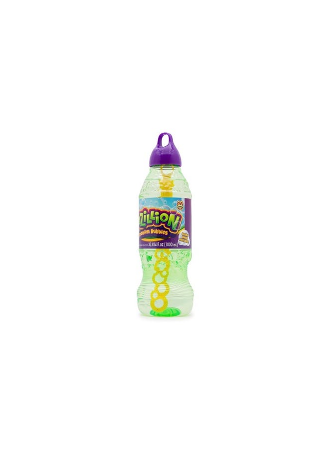 Gazillion - Bubbles, Original Bubble Solution 1L - Create Bubbles With Premium Formula & 7-In-1 Bubble Wand - Non-Toxic & Safe - Image 1