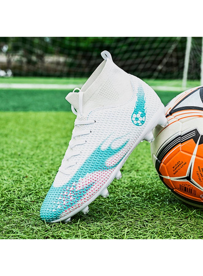White Long Nails-care Level Assassin K15 High-top Football Shoes For Men And Children Students Ag Spike Tf Broken Nails Mandarin Duck Winter Training Shoes For Women